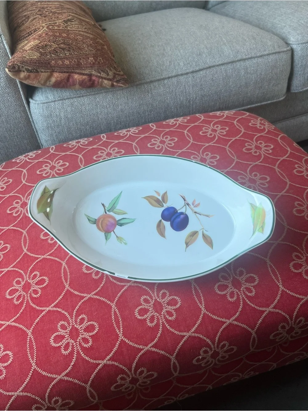 Royal Worcester Evesham Vale Oval Casserole Dish 14”